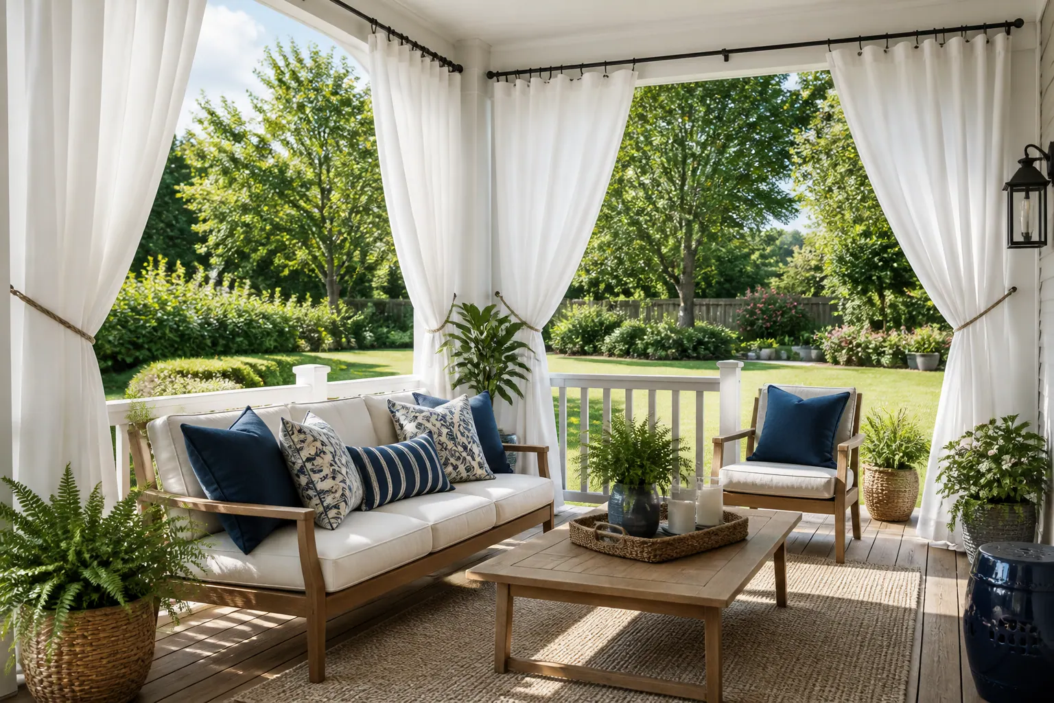 Wholesale waterproof patio curtains for outdoor seating